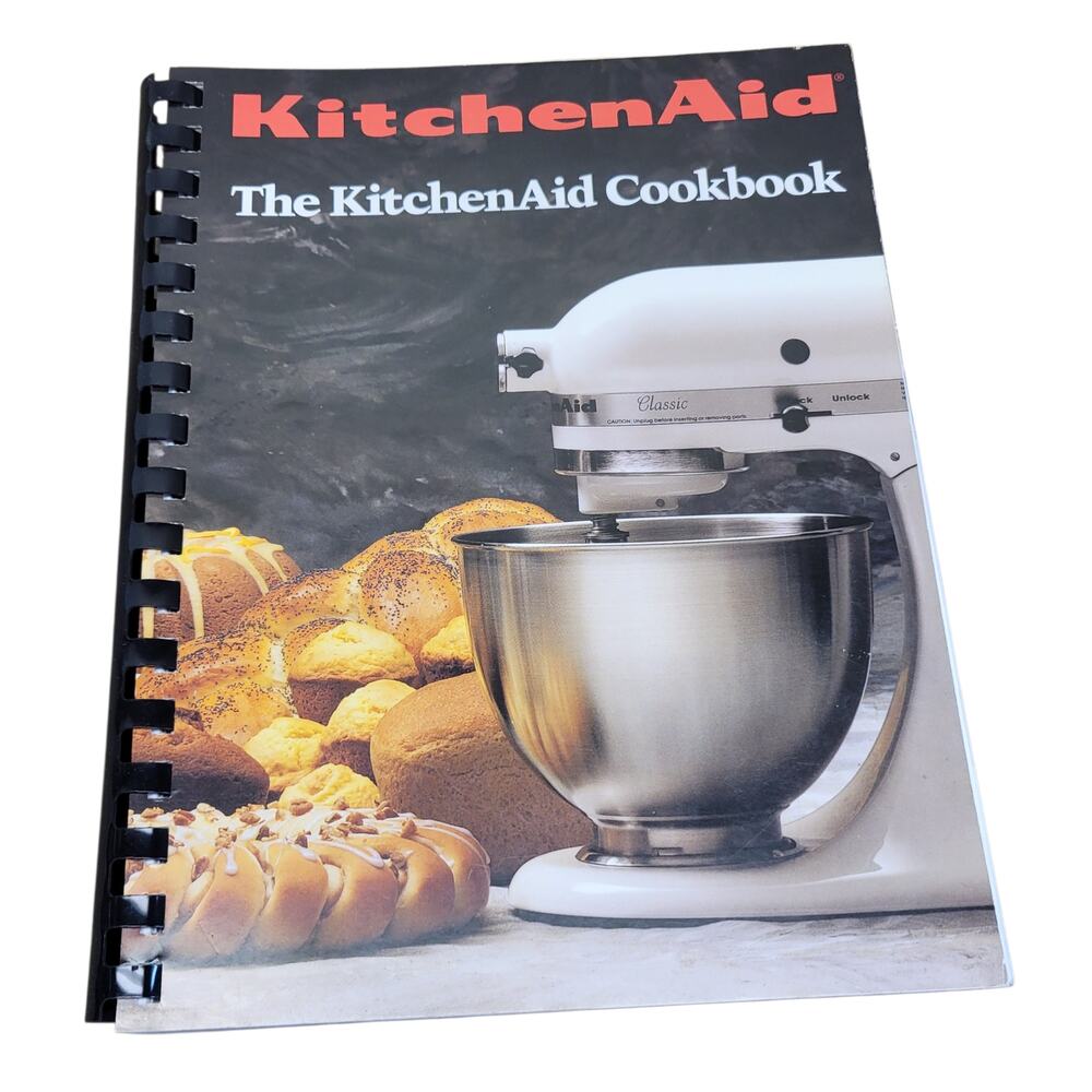 KitchenAid The KitchenAid Cookbook Spiral 1992 Vintage Cook Book Recipes